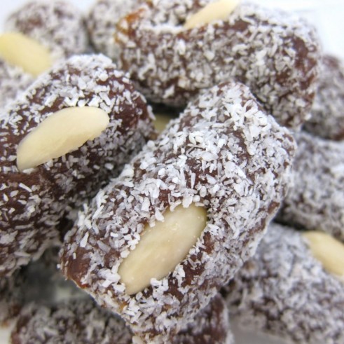 Date Coconut Rolls